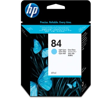 HP 84 69-ml Light Cyan Ink Cartridge