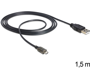 Delock USB 2.0-A - USB micro-B, 1.5m