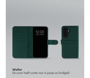 Accezz Edge Uitneembare Bookcase met MagSafe voor de Samsung Galaxy A27 (5G) - Groen