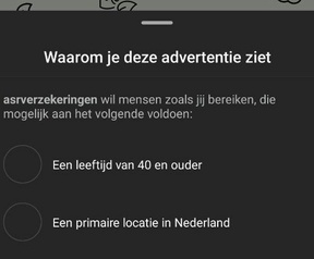 Instagram: waarom je deze advertentie ziet