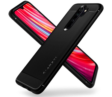 Spigen Rugged Armor Case Xiaomi Redmi Note 8 Pro  Zwart