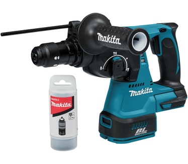 Makita DHR243Z 1(Zonder accu's, lader en stofafzuiging, met twee verwisselbare boorkoppen, in doos)