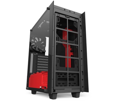 NZXT S340 Elite Zwart/Rood