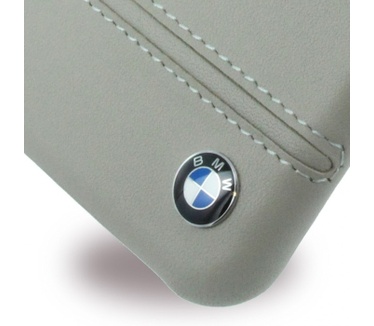 BMW Imprint Leather Hard Case voor Apple iPhone 7 (4,7") - Taupe