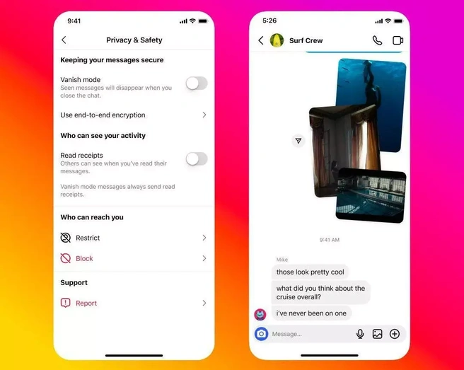 Instagram test uitschakelen van leesbevestigingen
