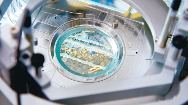 Een immersie-duv-chipmachine van ASML