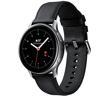 Samsung Galaxy Watch Active2 RVS (40mm) Zilver (Zwart)