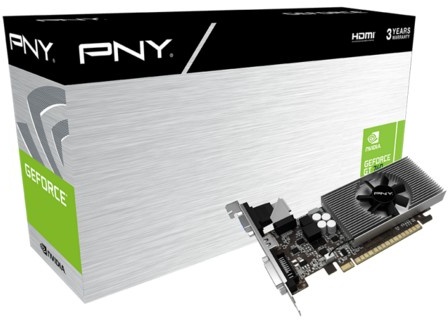 PNY GeForce GT 710 PCI-E 2.0 Low Profile 2GB GDDR3 - Foto 4