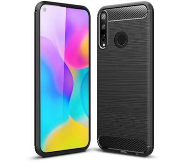 qMust Huawei P40 Lite E Rugged TPU Case - Zwart
