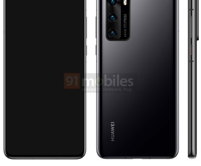 Vermoedelijke Huawei P40. Bron: 91Mobiles