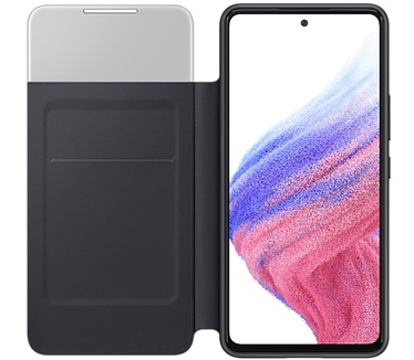 Samsung Galaxy A53 S-View Wallet Case Zwart
