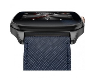 Asus Zenwatch 2 (leren band) Zwart (Beige, Blauw)