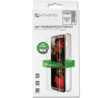 4smarts 360º Protection Set voor Samsung Galaxy S9+ - Transparant  Transparant