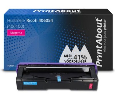 PrintAbout Huismerk Ricoh 406054 (406100) Toner Magenta