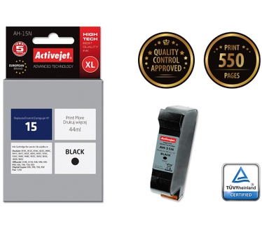 Activejet ink for Hewlett Packard No.15 C6615A
