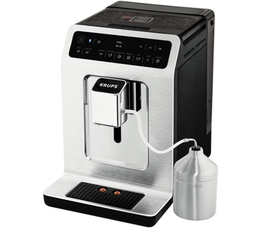 Krups volautomatische espressomachine - Chrome EA893C