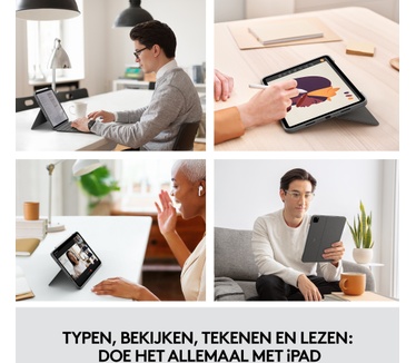 Logitech Combo Touch for iPad Pro 11-inch (1st, 2nd, and 3rd generation)