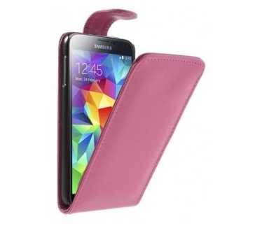qMust Flip Case Samsung Galaxy S5 / S5 Plus / S5 Neo (pink)