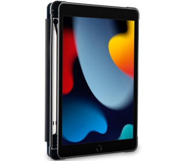 Otterbox OtterBox React Folio-hoes voor iPad 8th/9th gen, schokbestendig, valbestendig, ultradun, beschermende folio-hoes, getest volgens militaire standaard, Blauw, Geen retailverpakking