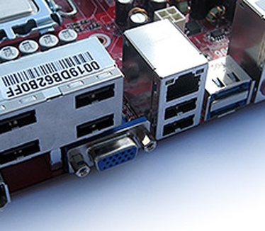 MSI G33M FI-moederbord close-up