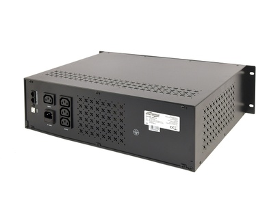 Gembird Gembird - Ups rack 19'' 3.4u 1500va, 4xiec 230v out, iec14 in,rj11, usb, lcd