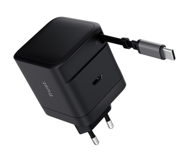 Trust Maxo Intrekbare USB-C-PD-oplader van 65 W
