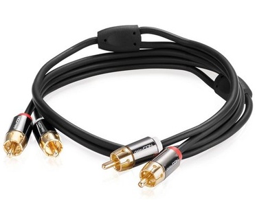 deleyCON 3m 2 x RCA - 2 x RCA m/m
