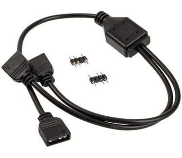 Kolink ARGB 1-2 Splitter Cable - 30 cm Zwart