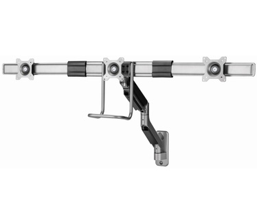 Gembird Monitorarm met gasveer voor 3 monitoren (wandmontage), space grey