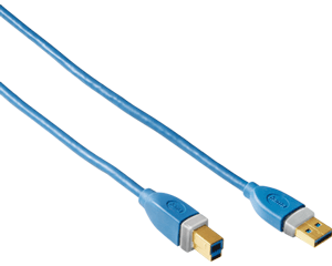 Hama USB 3.0 A-B aansluitkabel 1,5 meter
