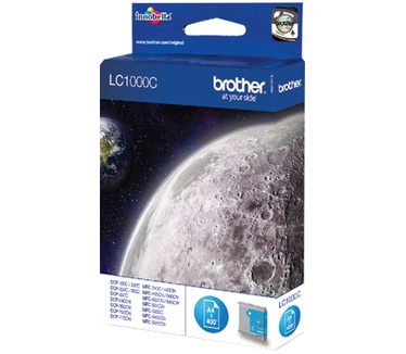 Brother LC-1000C Cartridge, Origineel (Cyaan)