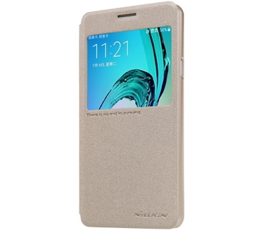 Nillkin Nillkin Sparkle S-View Book Case Samsung Galaxy A3 (2016) - Goud