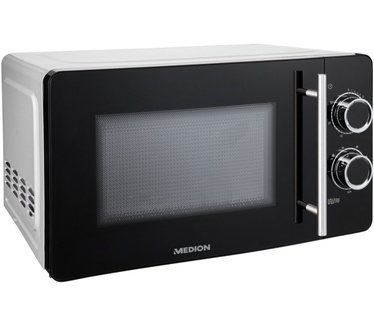 Medion 2in1 Magnetron MD 10495 | Combinatie van magnetron en grill | 5 vermogensstanden | Ontdooifunctie