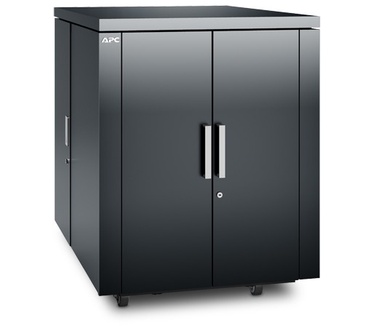 APC NetShelter CX 18U Geluiddempende 'Server Room in a Box', Shock Packaging, Donker Grijs