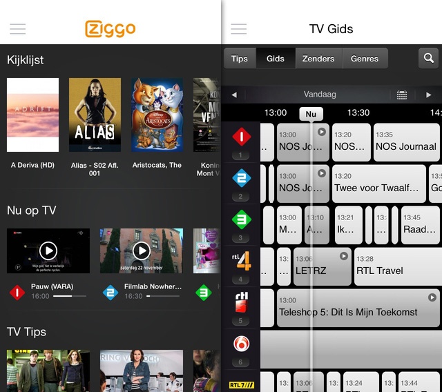 Ziggo tv-app
