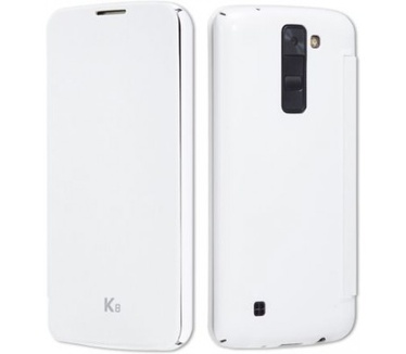 LG K8 Flip Case - VOIA.K350WHT - White