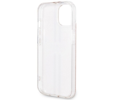 Guess 4G Gold Stripe Back Case - Apple iPhone 15 (6.1") - Roze Roze