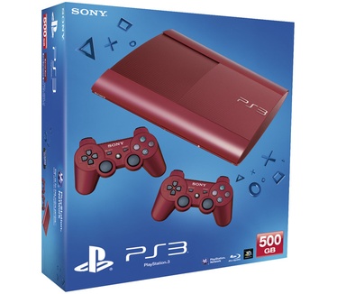 Sony PlayStation 3 Slim (2012) 500GB + extra controller Rood