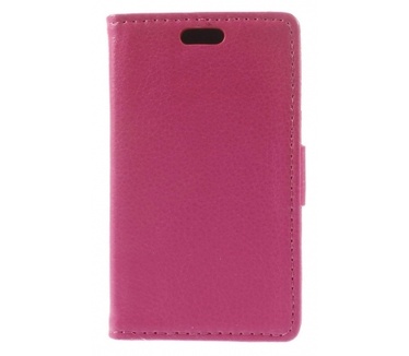 Kees Lederlook Portemonnee Hoesje Galaxy Young 2 - Roze