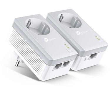 TP-Link AV600 2-poorts Passthrough Powerline Starterskit TL-PA4022P KIT