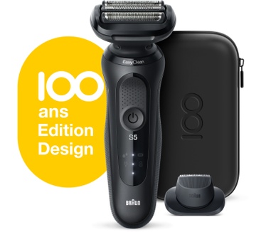 Braun Series 5 Elektrisch Scheerapparaat, Design Editie met Reisetui - Zwart