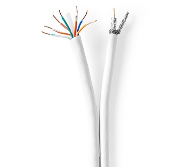 Nedis IEC (Coax) CAT6 Combikabel