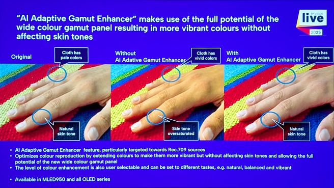 AI Adaptive Gamut Enhancer