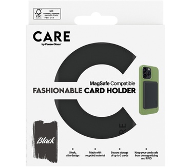 PanzerGlass PG CARE Cardholder Black iPhone
