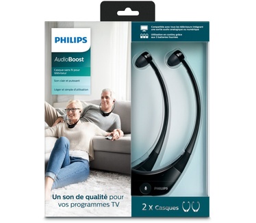 Philips Draadloze TV-stethoscoophoofdtelefoon