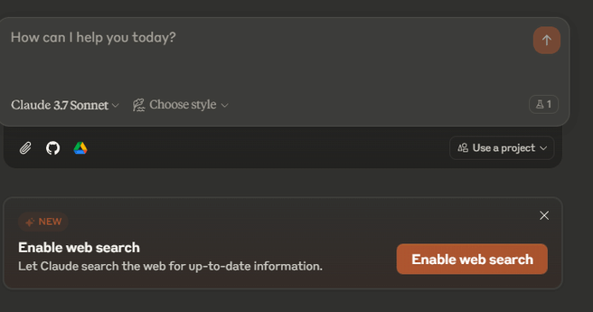 Claude Web Search