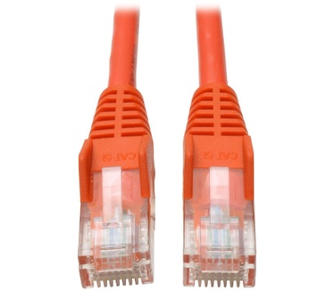 Tripp-Lite Cat5e 350MHz Snagless Molded UTP Patch Cable (RJ45 M/M) - Orange, 2.13 m (7-ft.)