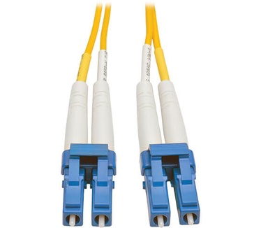Tripp-Lite LC/LC, 8.3/125, 82 ft Geel
