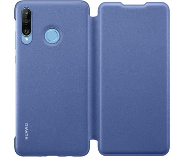 Huawei Wallet Cover - blauw - voor P30 Lite (P30 Lite) Blauw