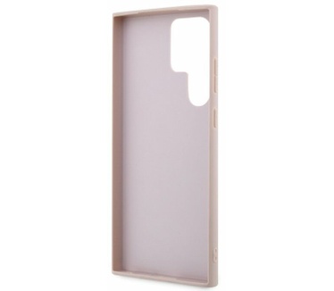 Guess 4G Metal Back Case Samsung Galaxy S23 Ultra (S918) - Roze Roze